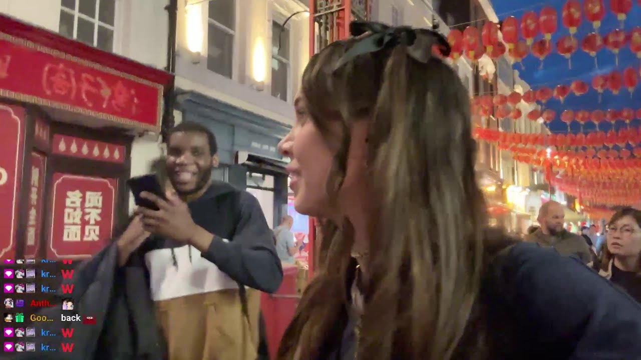 She went live because a stranger wouldn’t stop following her… 