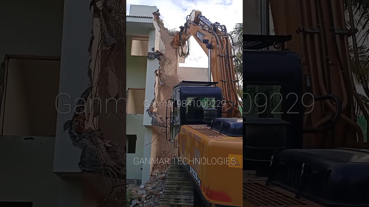 GANMAR Building Demolition agency in Chennai silent & fast demolition work method 9841009229