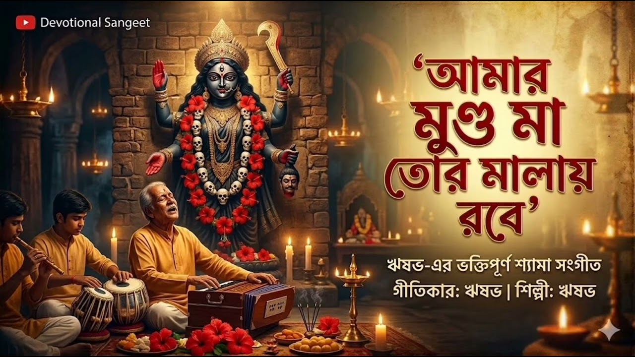 Amar Mundo Maa Tor Malay Robe | আমার মুণ্ড মা তোর মালায় রবে |Shyama Sangeet| শ্যামা সংগীত |Rishabh 