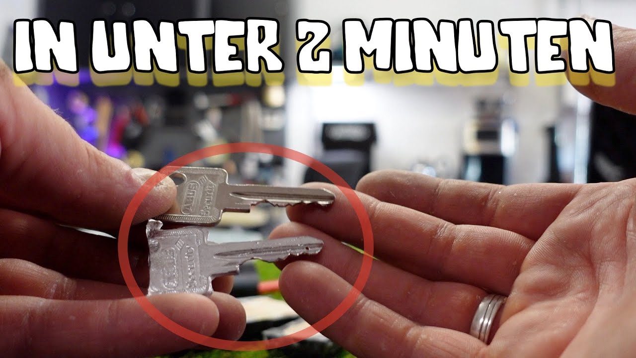 Schlüssel selber nachmachen - kopieren !  Geheimdienst läßt grüßen !