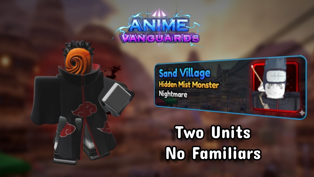 How To Beat Sand Village Legend Stage Act 1 with Obito | Anime Vanguards