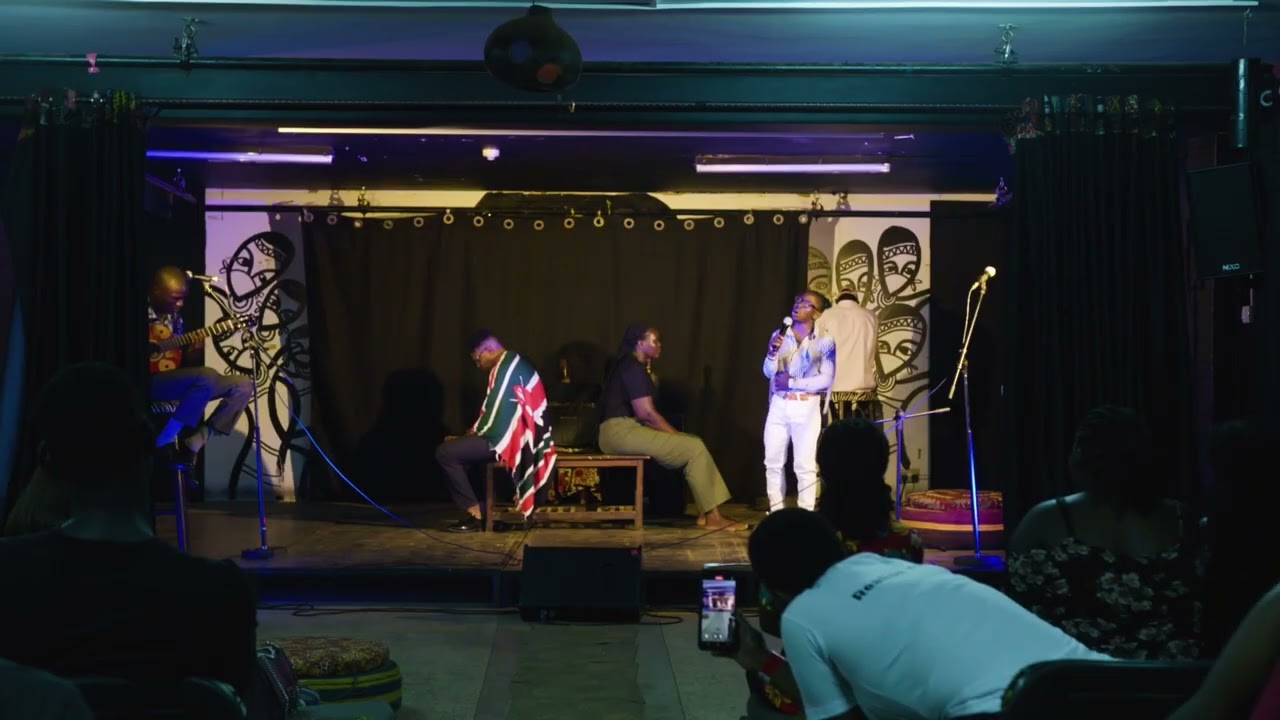 GEOF D'POET Performs DISBAND THE DISCODE at Mapenzi Beyond Borders.