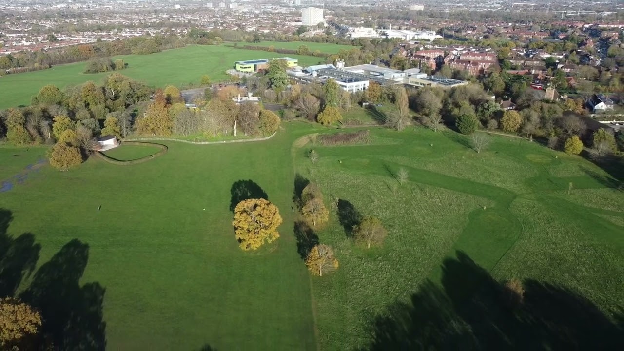 The Morden park Explored by drone