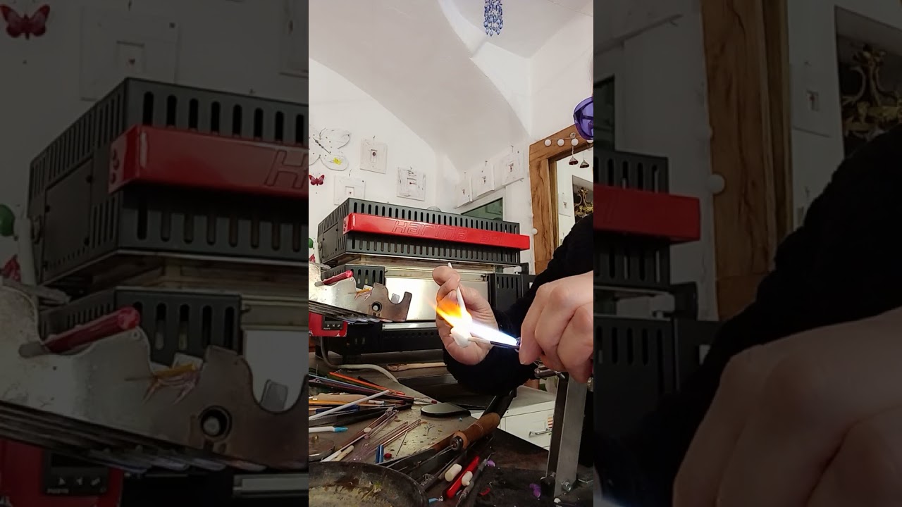 Lavorazione del vetro a lume
