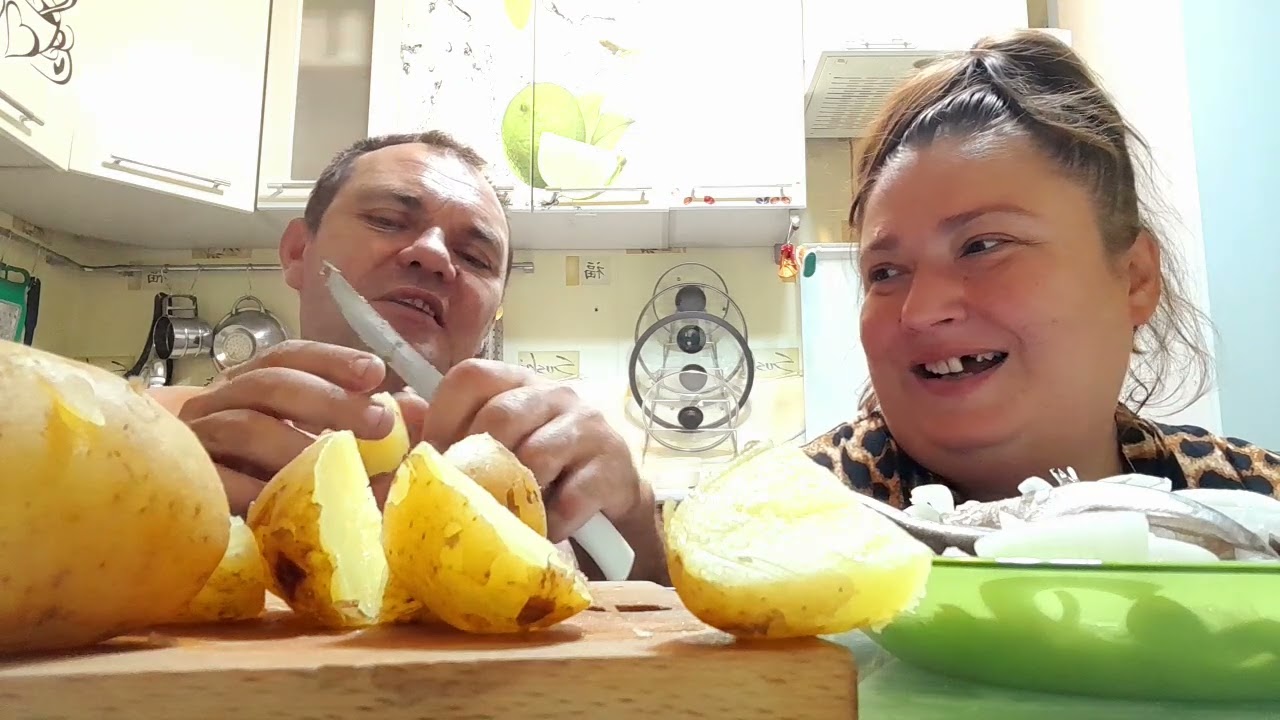 МУКБАНГ 😋 🥔 В Мундире 😇 Килька 🤪💋❤️