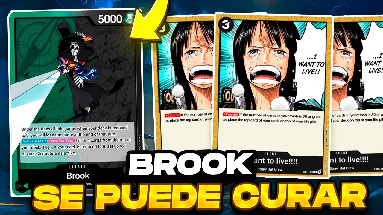 Esta carta convierte a BROOK OP-15 en un mazo TIER S?! | DECKLIST + GAMEPLAY