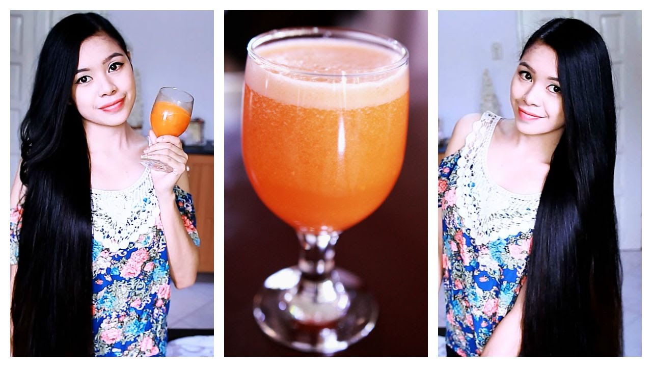 DIY Carrot Juice For Healthy Hair And Skin Plus Hair Growth Smoothie Recipe & A Challenge