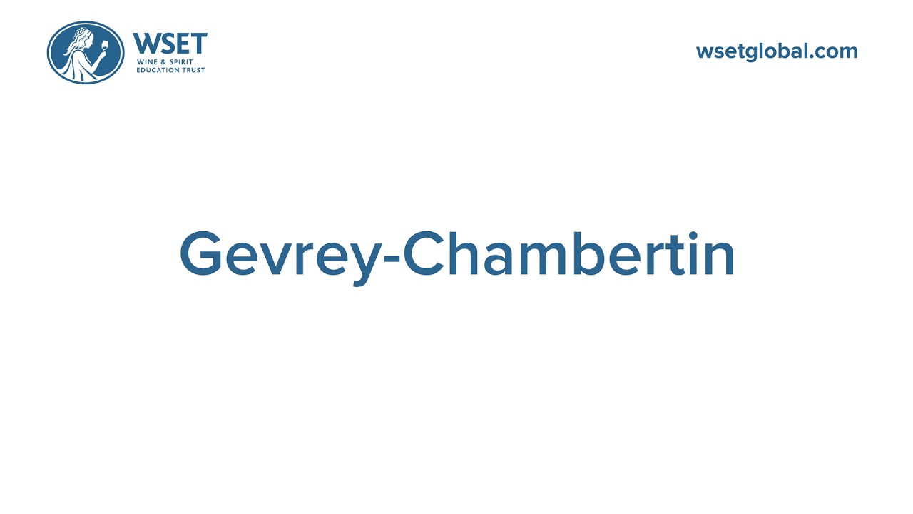 How to say it: Gevrey Chambertin