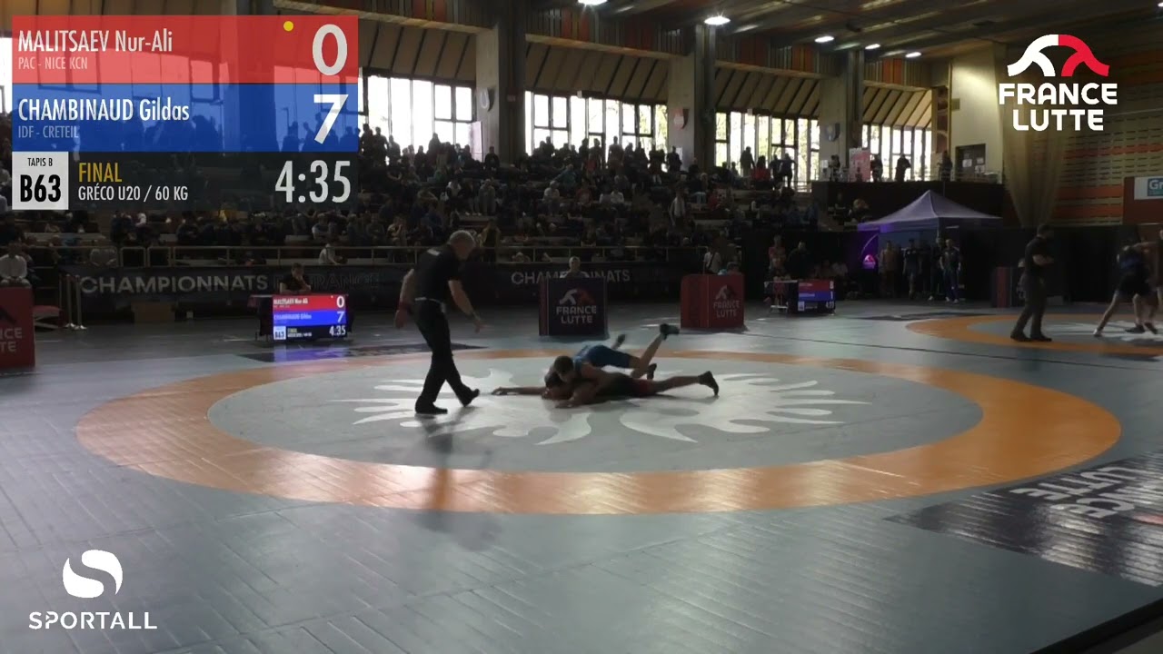60KG - MALITSAEV Nur-Ali VS CHAMBINAUD Gildas