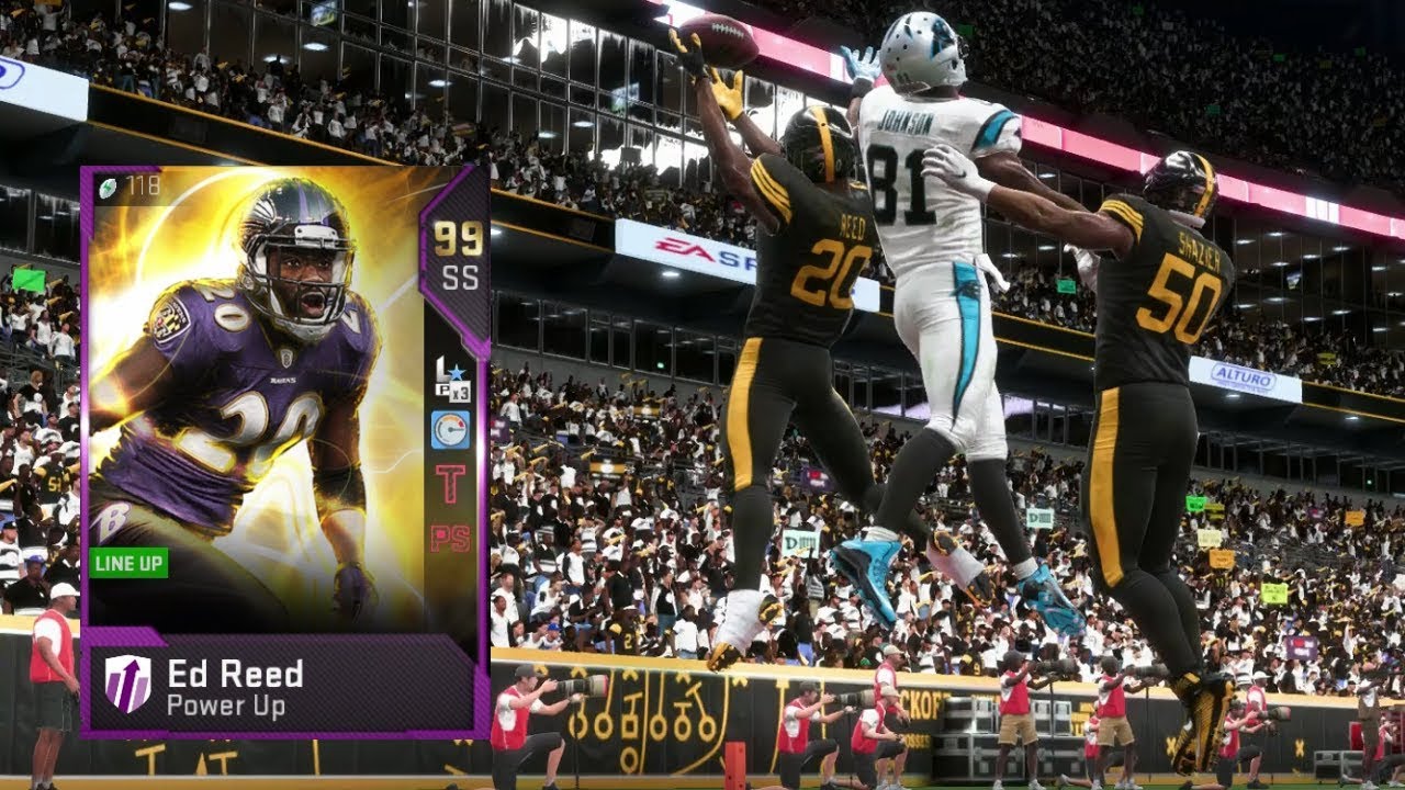 70% OF THE EARTH IS COVERED BY WATER, THE REST IS COVERED BY ED REED - MADDEN 19 GAMEPLAY