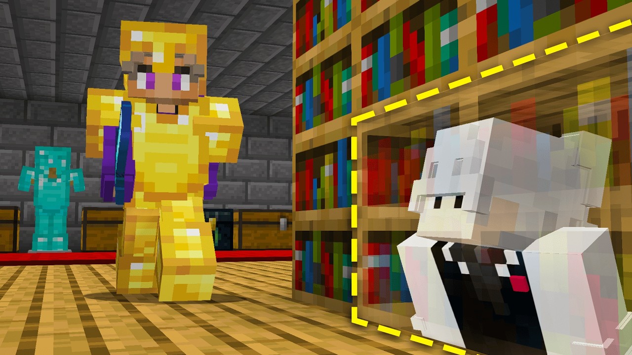 I Secretly Lived In His BASE on Donut SMP