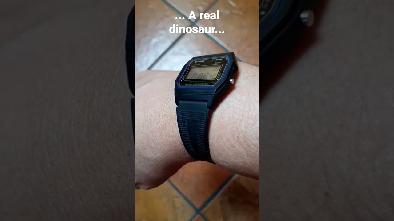 #watch #luxury #vintagewatch #casio F 84W Lithium power 💪 old school