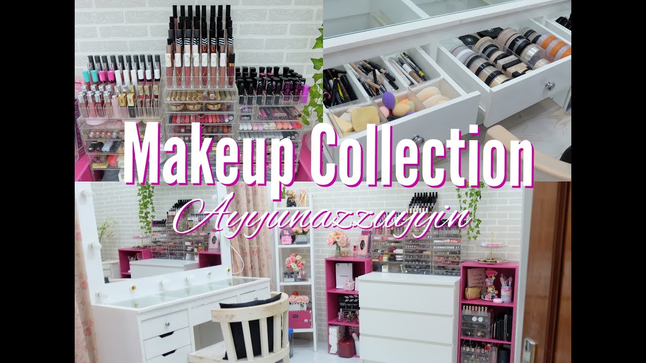 Makeup Collection & Vanity tour Indonesia 2018 | AYYUNAZZUYYIN