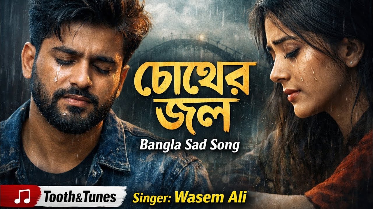 Chokher Jol (Lyrics) | Wasem Ali | Bangla Sad Song 2025 | Tooth&Tunes