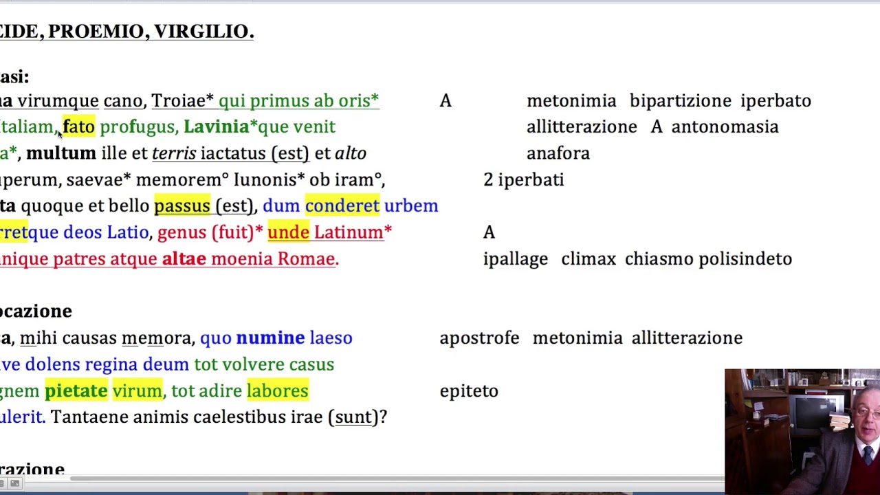 ENEIDE, PROEMIO, VIRGILIO