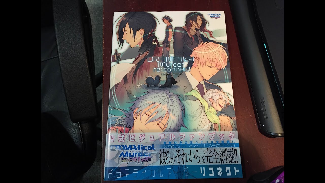 Dramatical Murder Re:connect Artbook Flip through