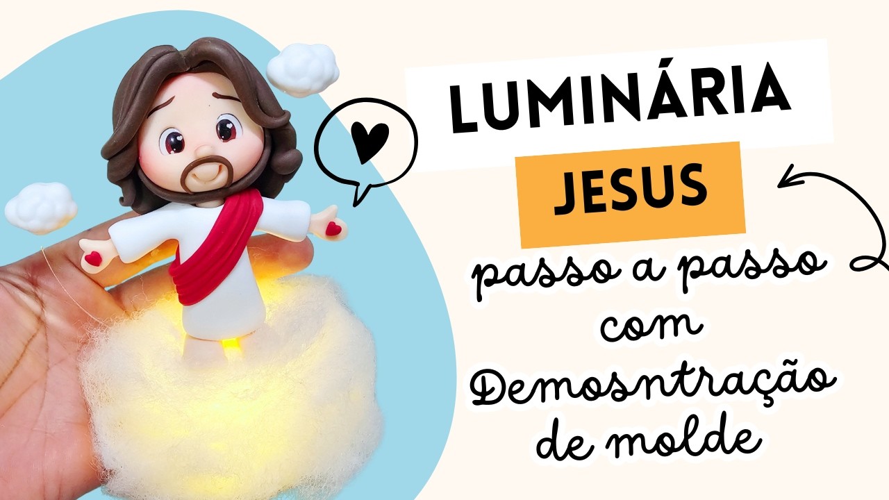 Luminária Jesus (Live editada) Demonstração Moldes temas bíblicos Ester Paixão / Simone moldes