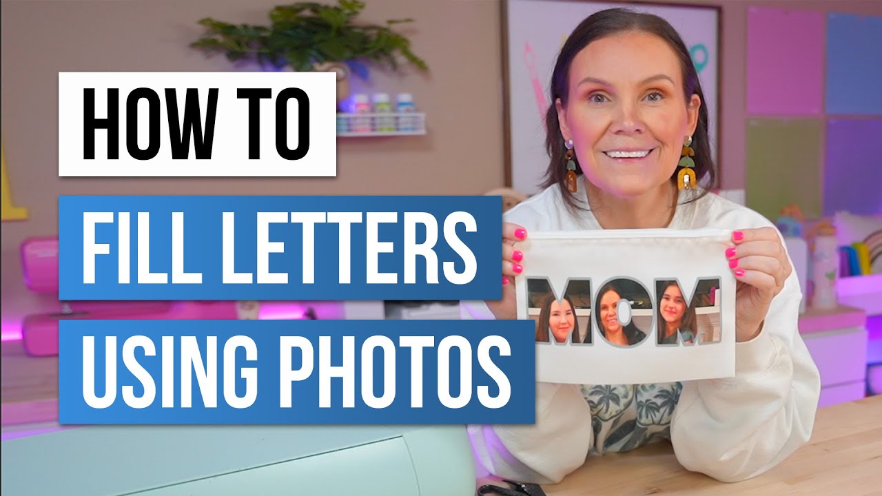 📸 How To Fill Letters With Photos in Cricut Design Space | Sublimation for Beginners