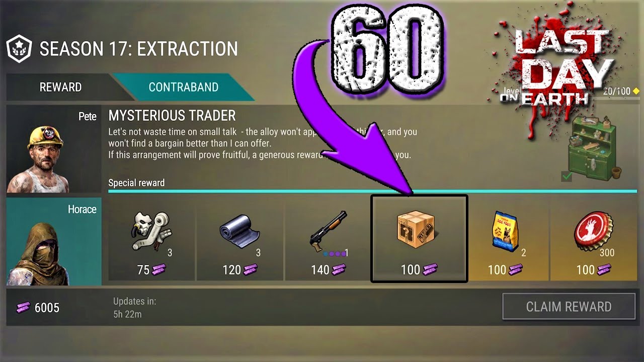 OPENING 60 UNKNOWN BOXES - SEASON 17 - Last Day On Earth - LDOE