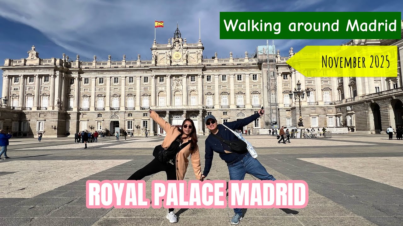 MADRID DAY 1, ROYAL PALACE, MERCADO DE SAN MIGUEL, CRYSTAL PALACE WALKING AROUND MADRID NOV 2025