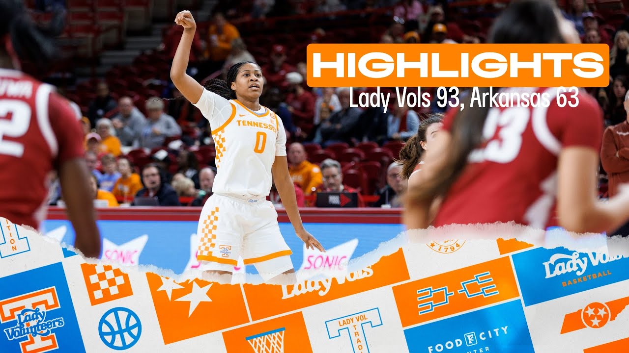 HIGHLIGHTS: Lady Vols 93, Arkansas 63 (1.12.25)