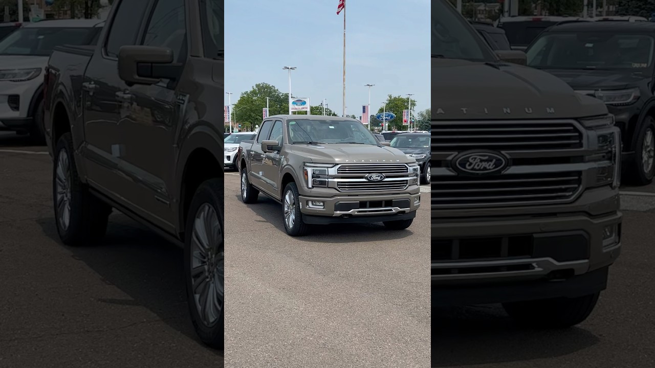 Marsh Gray 2025 Ford F-150 Platinum Powerboost