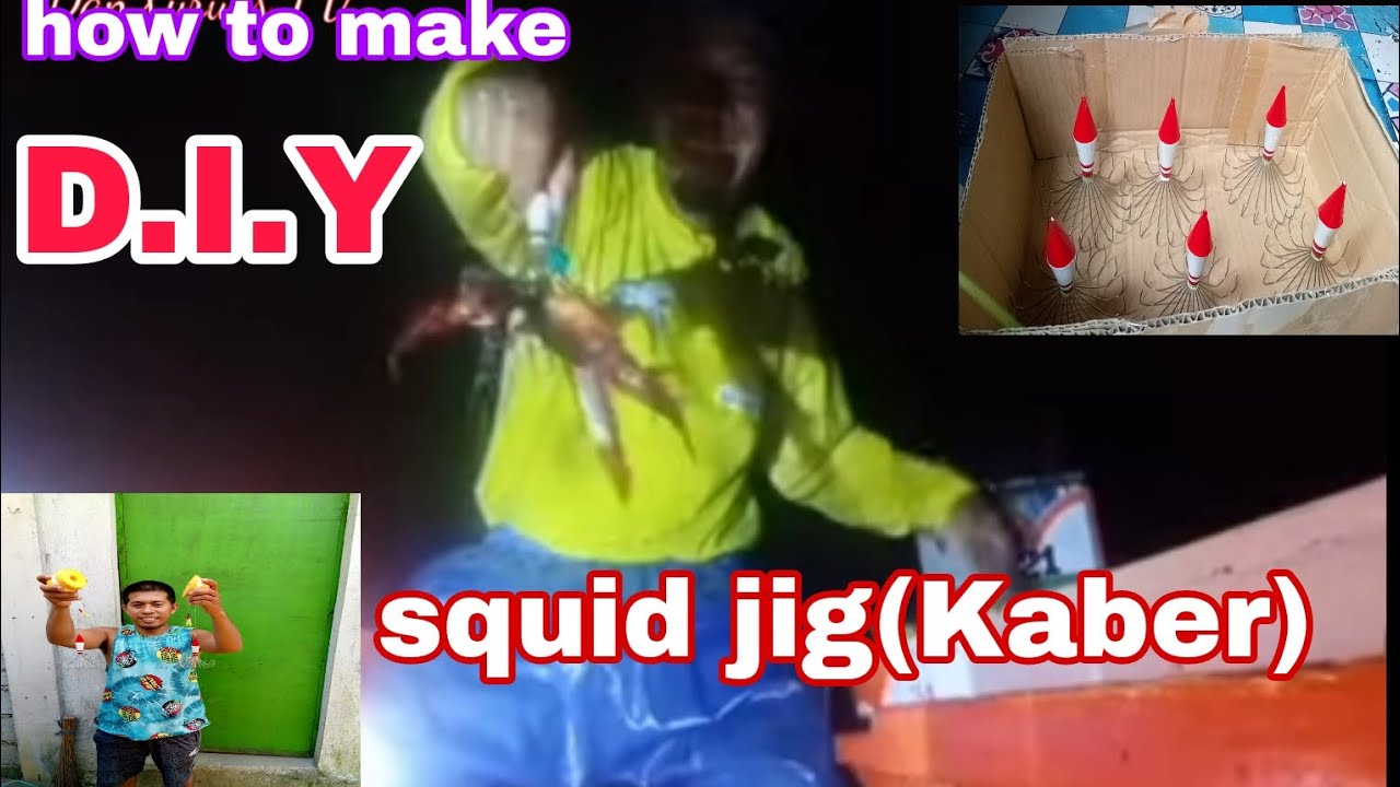 Paano gumawa ng squid jig[(KABER])tuturial step by step Complete set up
