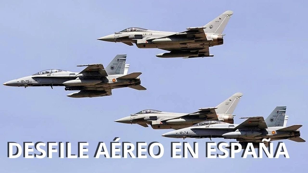 Desfile Aéreo en España, Día de las Fuerzas Armadas en Granada 2023