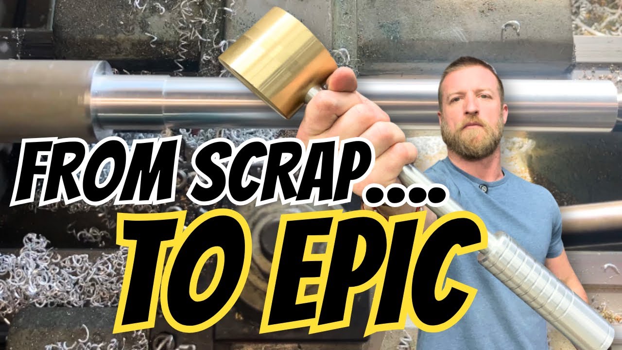 Scrap Turned Into EPIC Hammer Build 🔨 Step By Step Process 🔥 #maker #hammer #hammertime 