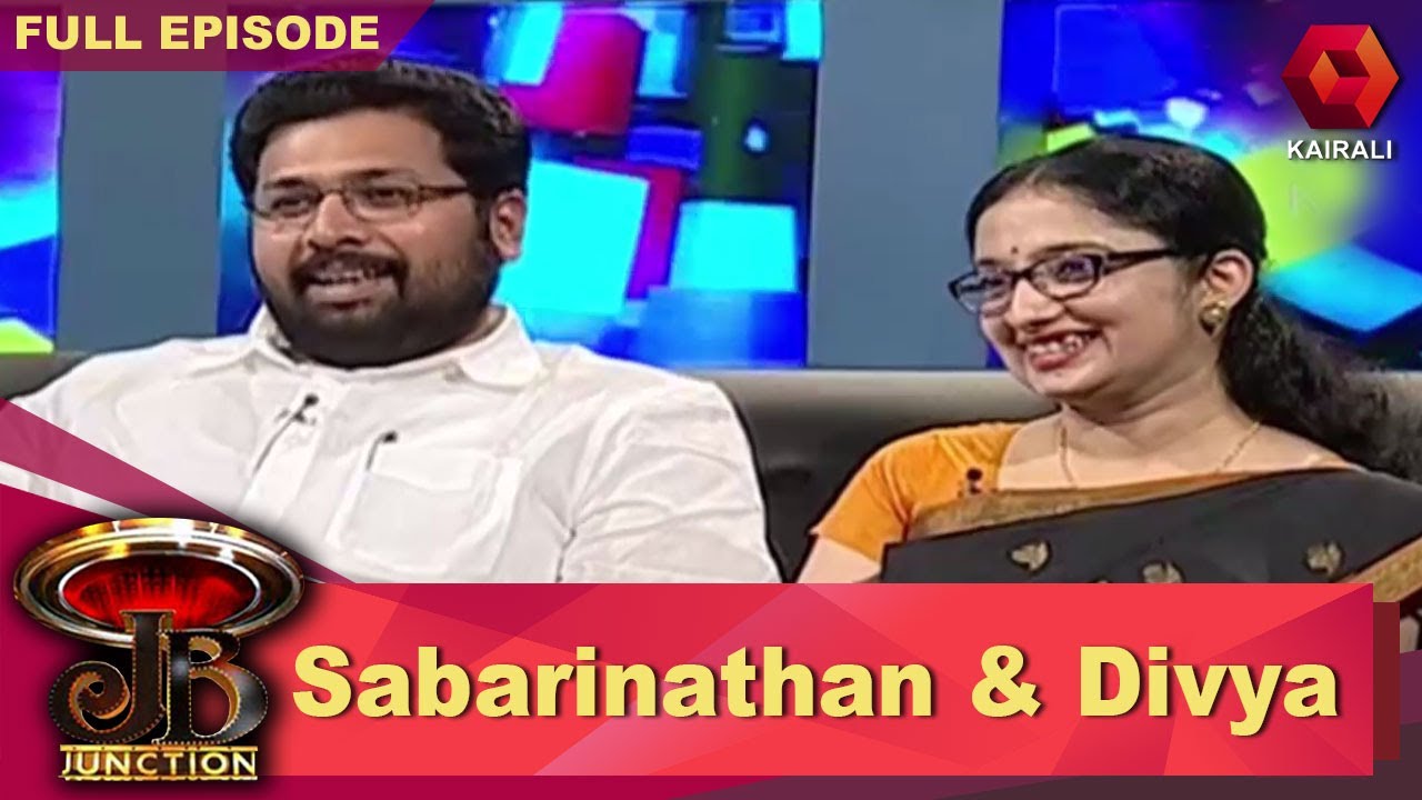 JB Junction:KS Sabarinathan & Divya S Iyer - Part 1 | 1st July 2017 | Full Episode
