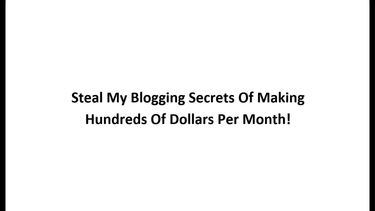 Blogging gold profits