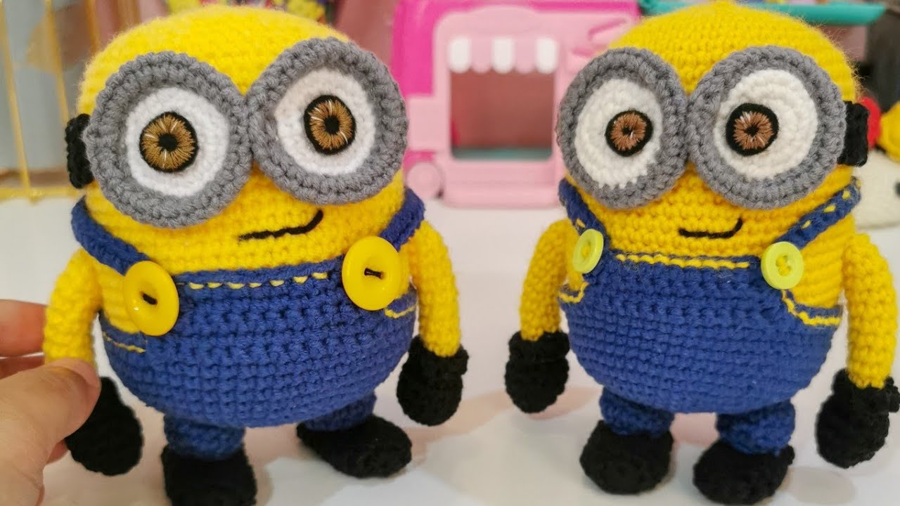Amigurumi Minion part1|كروشيه أميجرومي مينيون الجزء الأول