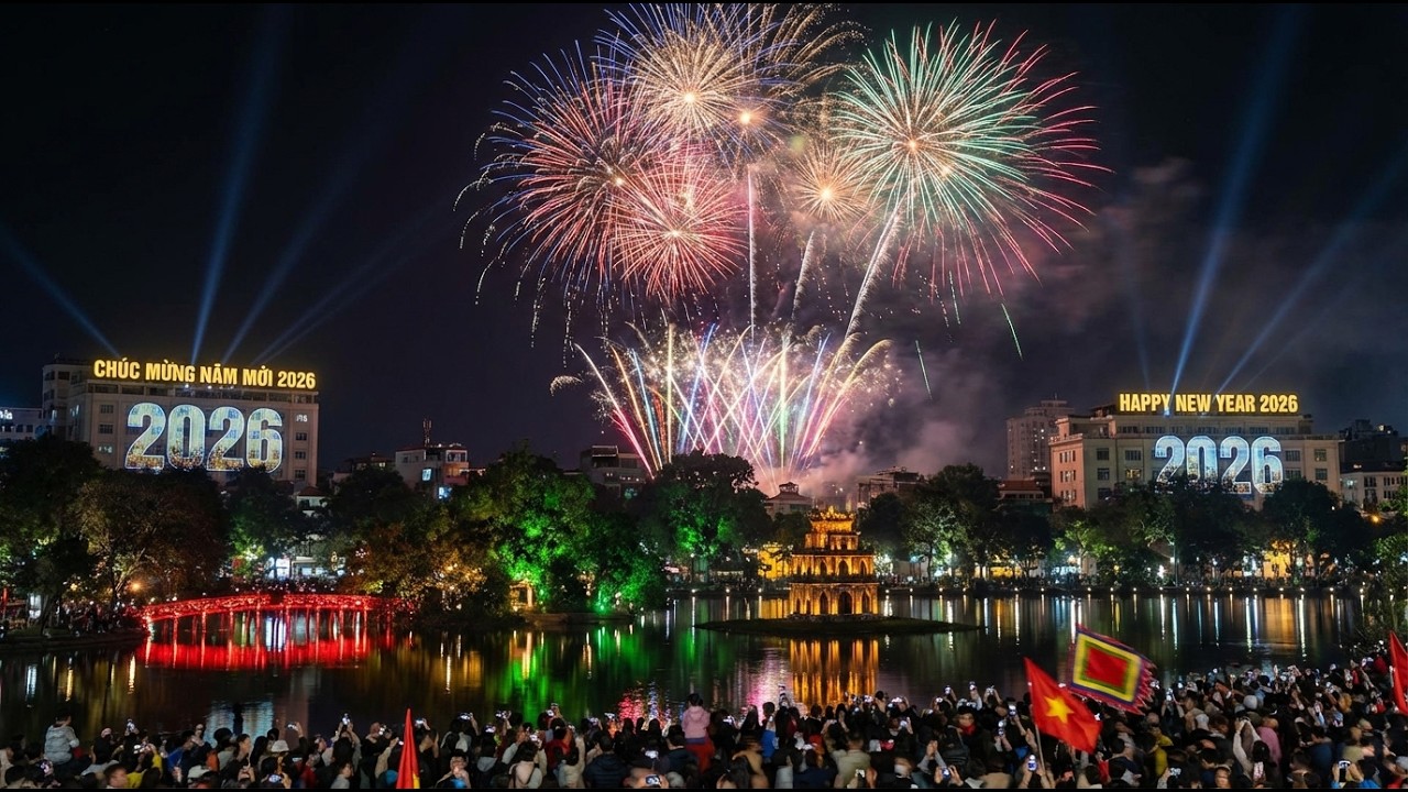 Lunar New Year Fireworks 2026 in Vietnam 🎆 A Spectacular Celebration