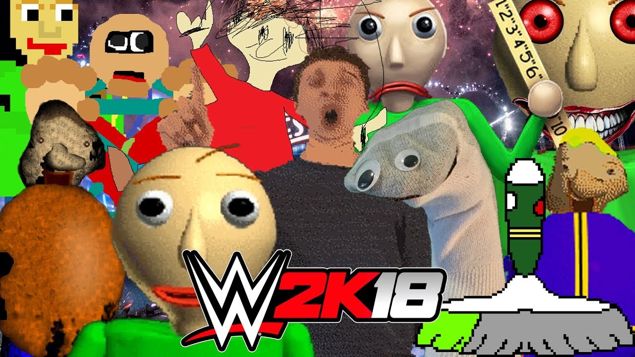 WWE 2K18 | BALDI'S BASICS ROYAL RUMBLE