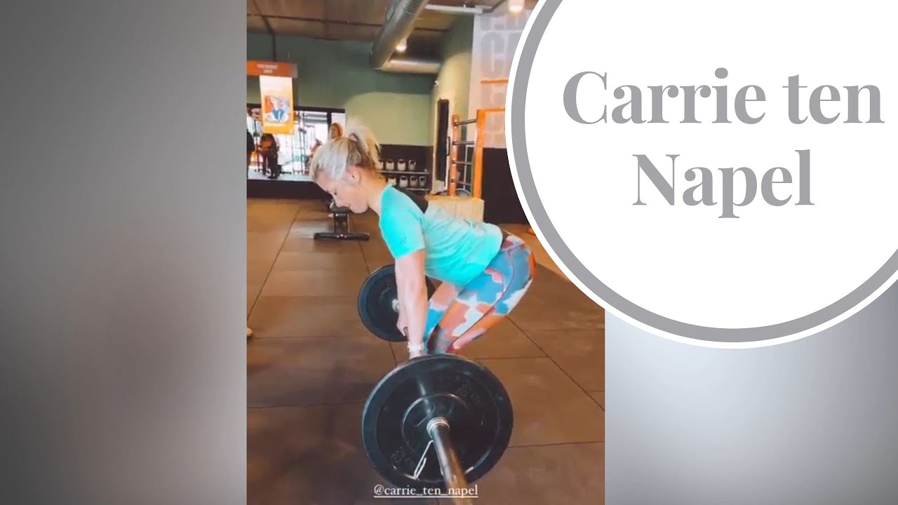 Carrie ten Napel showt haar workouts op Instagram!