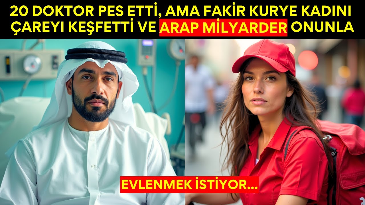 20 DOKTOR PES ETTİ, AMA FAKİR KURYE KADINI ÇAREYI KEŞFETTİ VE ARAP MİLYARDER ONUNLA EVLENMEK İSTİYOR