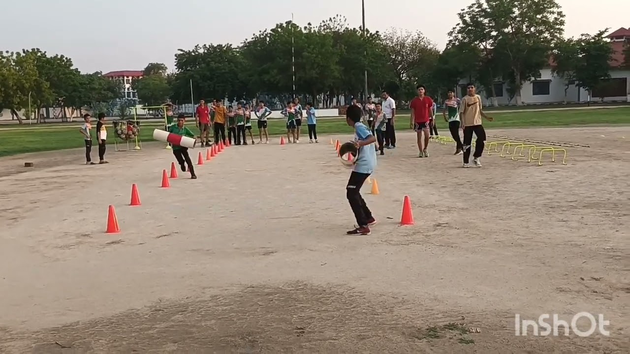 RUNNING EXERCISE OF FlTNESS BY ZIG ZAG CONES and Speed # SKPPS SIWANI #