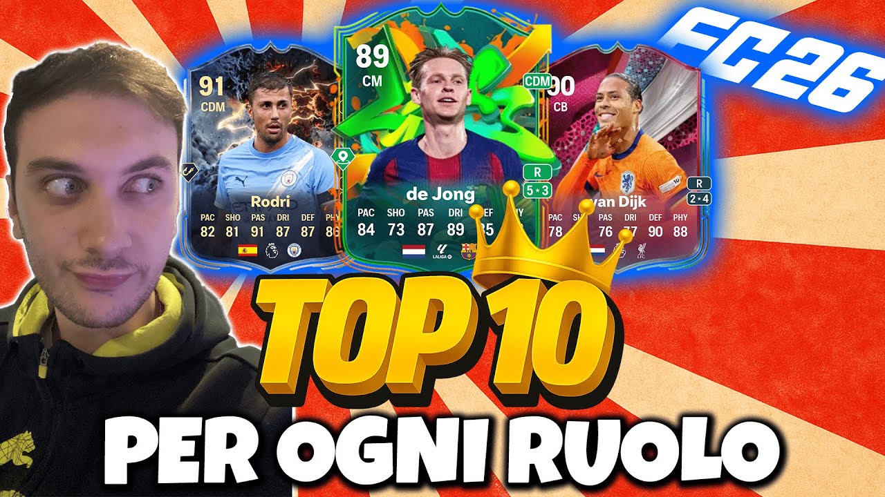 🏆FC26 TOP 10 per OGNI RUOLO!! POST JOGA BONITO!