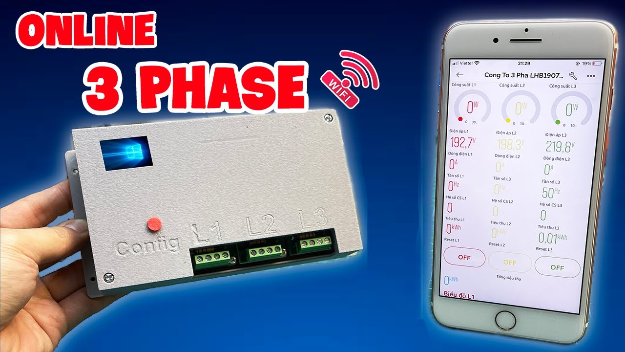 DIY 3-Phase WiFi Electricity Meter Tutorial