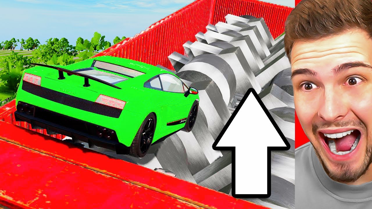 DIESER SCHREDDER ZERSTÖRT JEDES AUTO?! (BeamNG)