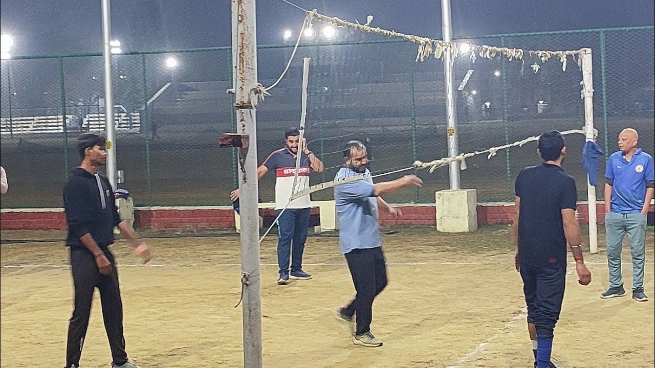 Volleyball night game iitk