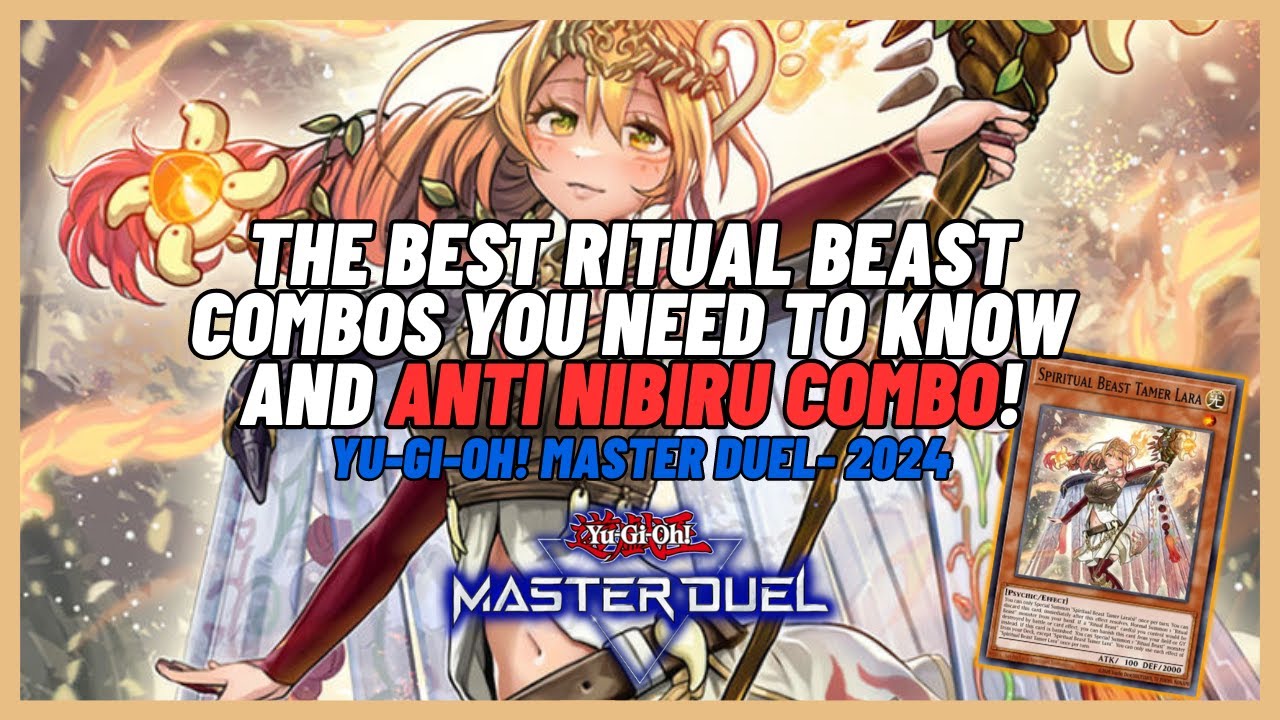 Ritual Beast- HARDEST deck! Combos & Anti nibiru combo! Yu-Gi-Oh! Master Duel- 2024