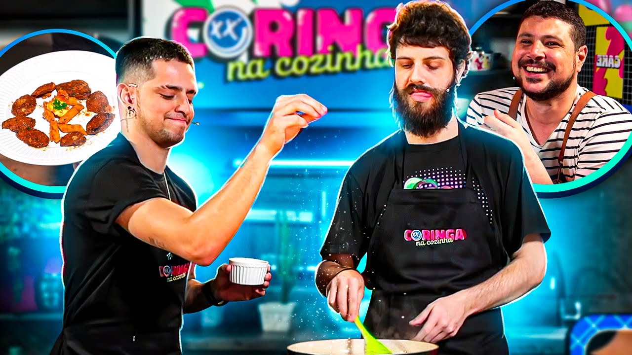 O FOG&Atilde;O EXPLODIU AO VIVO! 😳 | CORINGA NA COZINHA ep. 1 ft. Defante e Raul Lemos