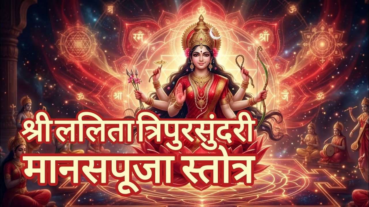 श्री ललिता त्रिपुरसुन्दरी मानस पूजन स्तोत्र | Lalita Tripura Sundari Manas Pujan Stotram