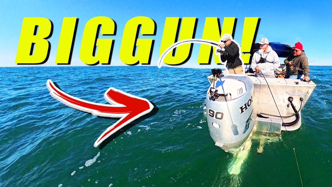 Fishing Out In The Ocean For Tautog