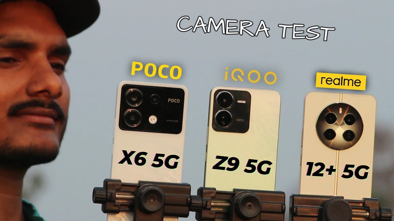 Poco X6 5G vs Iqoo Z9 5G VS Realme 12+ 5G : CAMERA TEST.