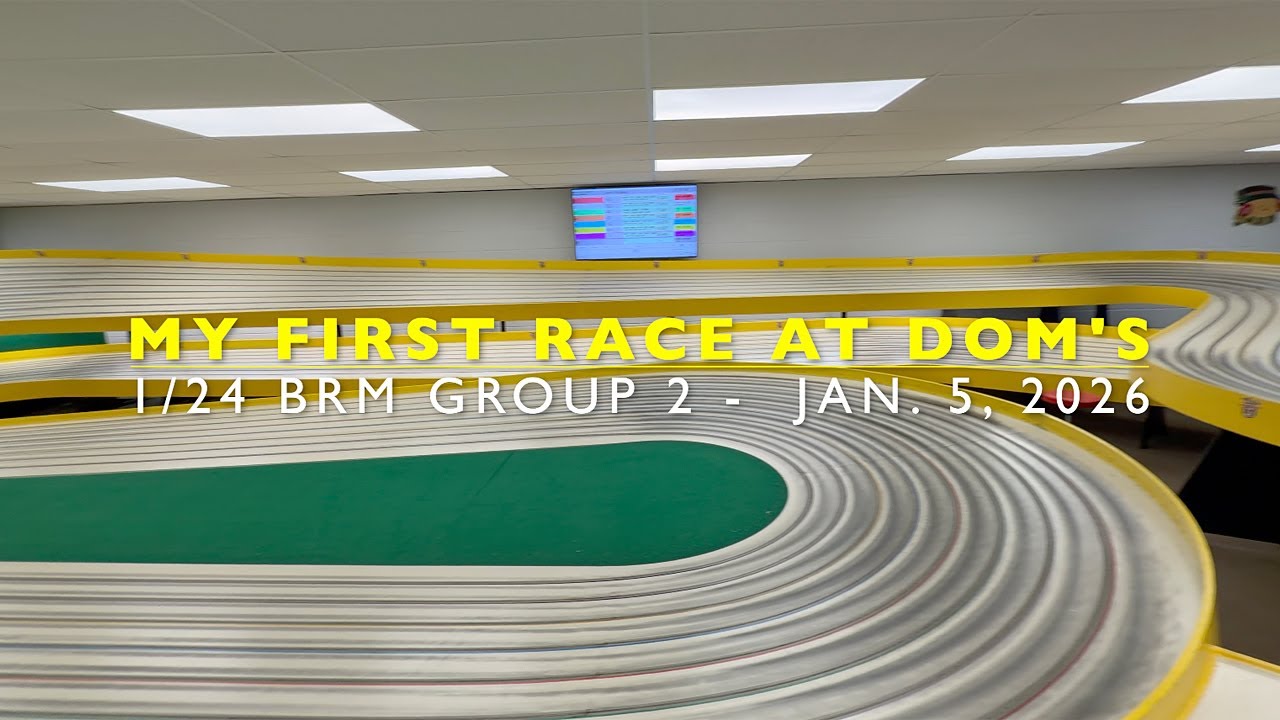 Моя первая гонка на моделях автомобилей на трассе Dom's Raceway в Нью-Джерси - BRM Group 5 в масш...