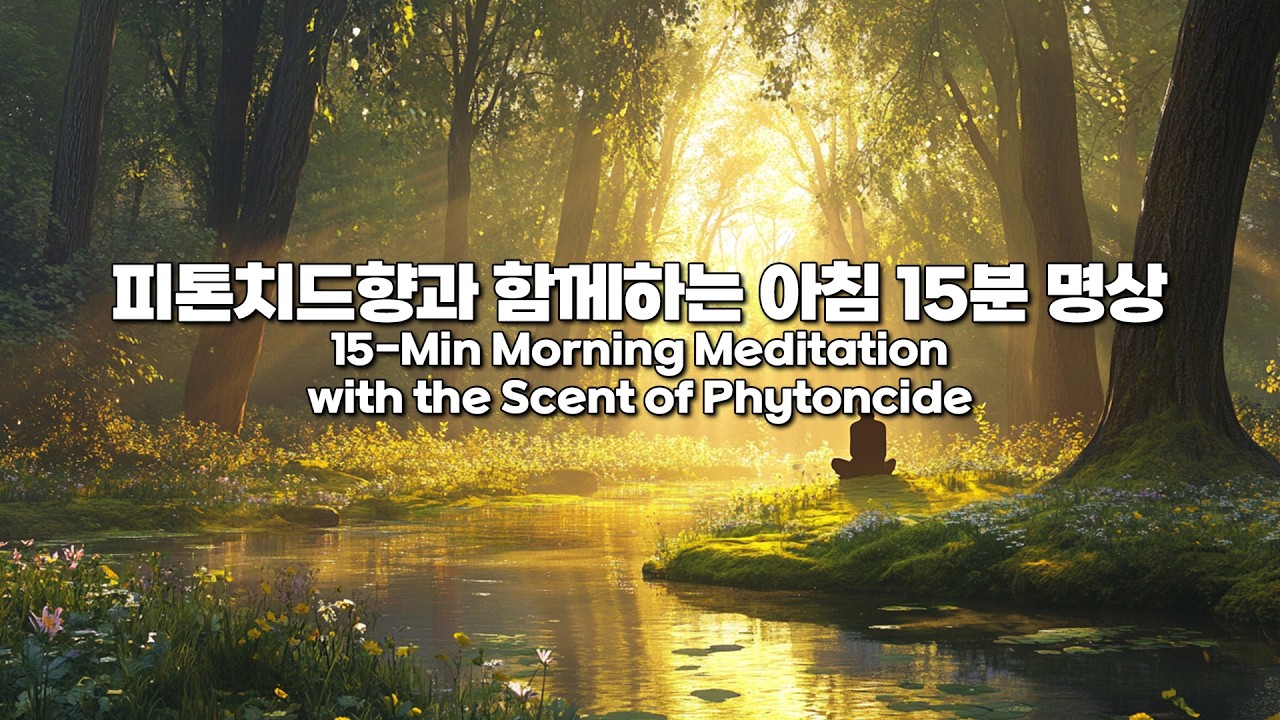 【朝の15分瞑想】森の息吹とフィトンチッドの癒やし  | 15-Min Morning Meditation with the Scent of Phytoncide [432Hz]