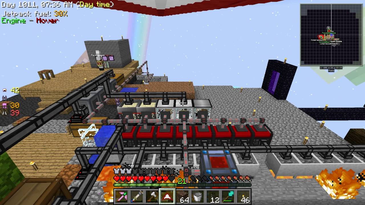 Minecraft - Sky Factory #39: Pyro Coke Endstone