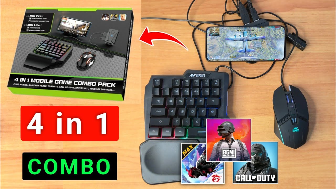 4 in 1 Combo Pack Gaming SeTup For Android | 4 in 1 combo pack Me Gaming Start Kaise Kare